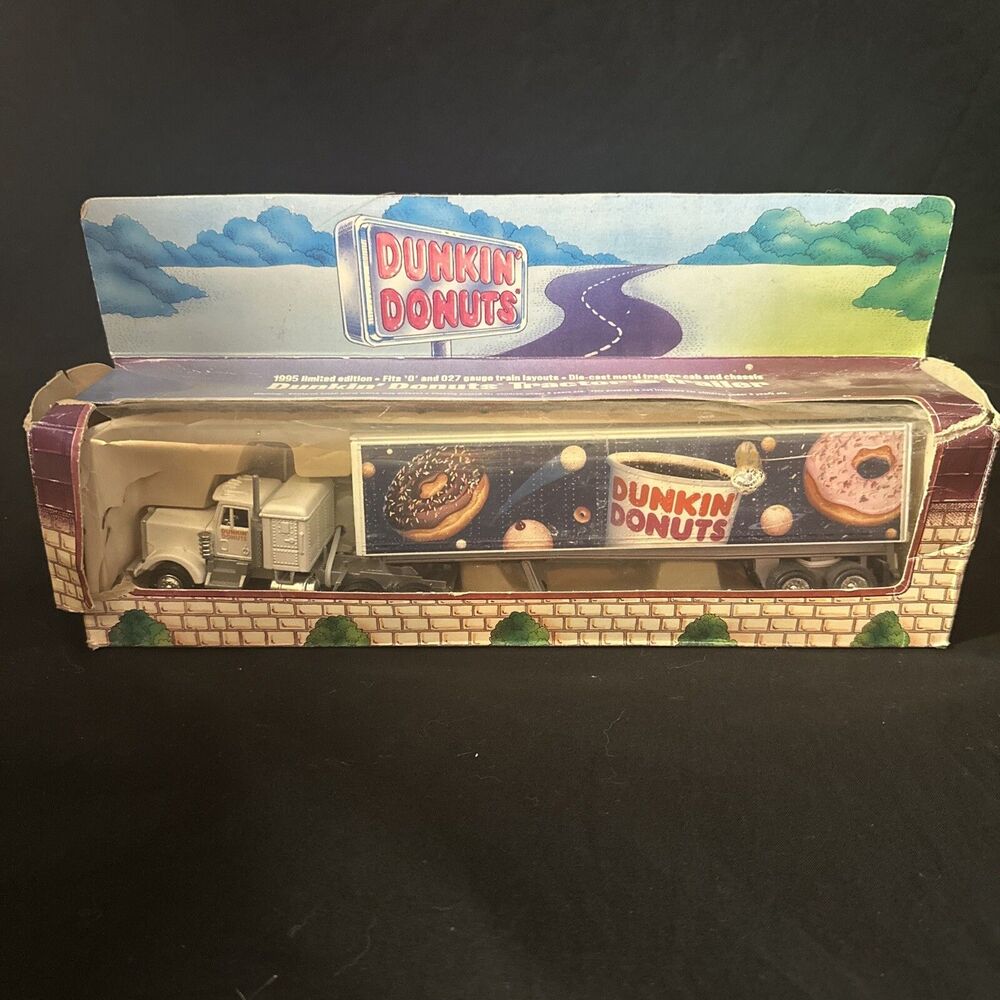Vintage Dunkin Donuts Tractor Trailer 1995 Limited Edition Sealed